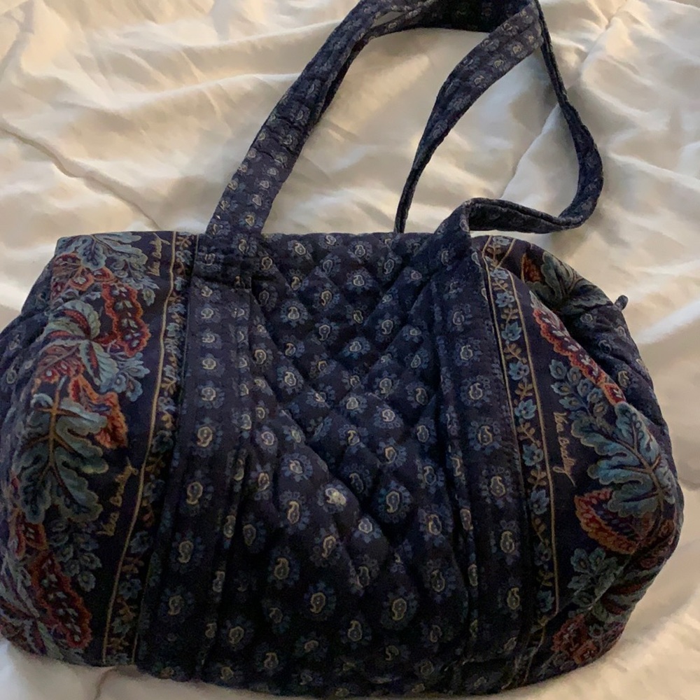 Vera Bradley small duffle tote. Purse size, Navy